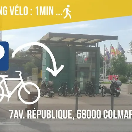 לינה וארוחת בוקר Bretzel Bed Petite Venise Bed In Shared Center Wi-fi קולמר